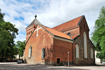 Fototapeta premium Helga Trefaldighets Kyrka. Uppsala, Sweden