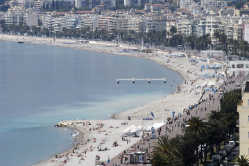 Fototapeta premium Bay of Angels at Nice. Cote d'Azur. France