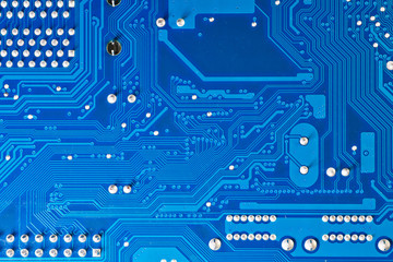 Close up of computer circuit board