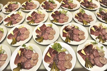 Assiettes de charcuterie