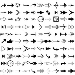 set of 100 arrows