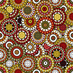pattern with oriental motives