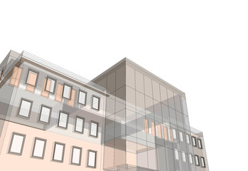 office building 3d