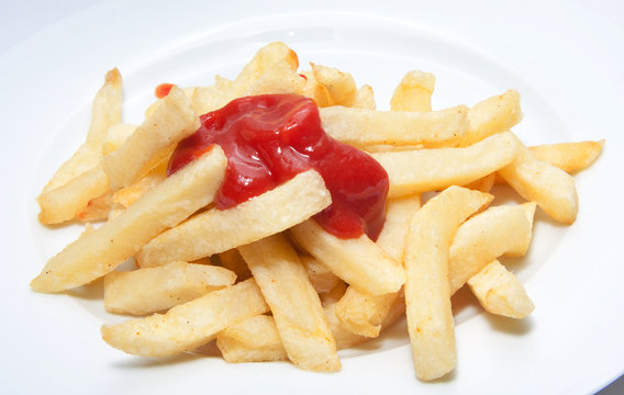 French Fries With Ketchup