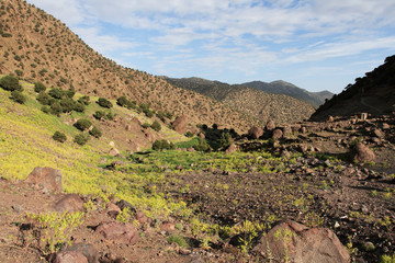 Paysage du Toubkal (montagnes)