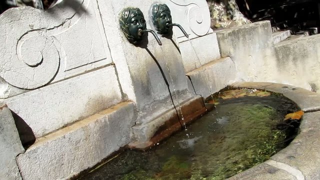 Fontaine à Aubagne en Provence