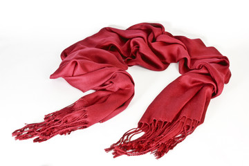 Obraz na płótnie Canvas Red scarf