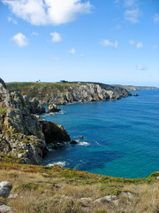 Fototapeta na wymiar Sea coast w Bretanii (Finist?re, Francja)