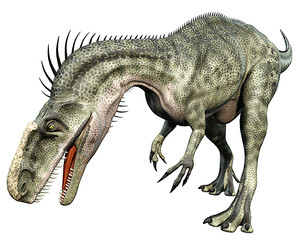 monolophosaurus front side eating