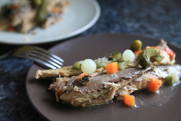 Maquereaux au vin blanc