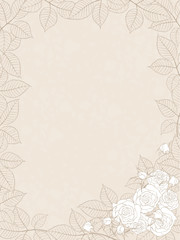 background with roses