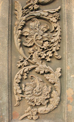 Fragment bearing wall.