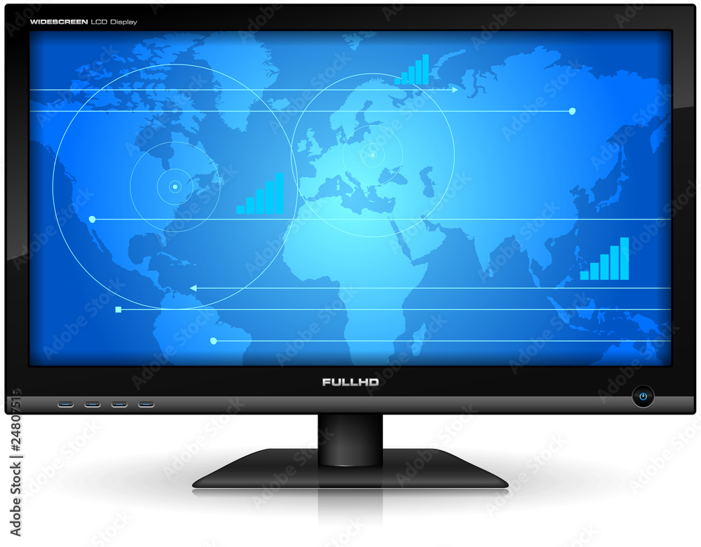 Poster widescreen tft display