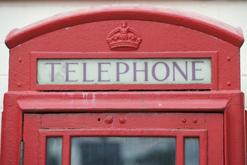 red english phone box