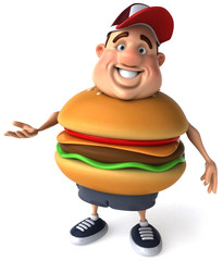 Gros et hamburger