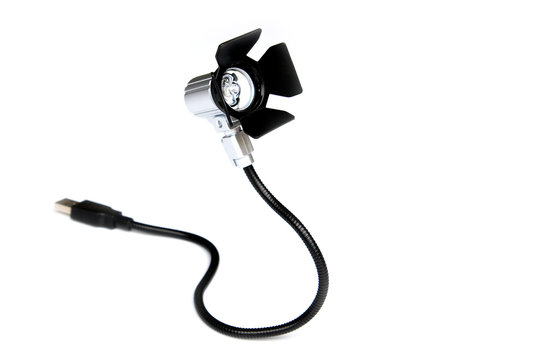 faretto alogeno con USB
