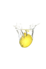 Fototapeta na wymiar lemon splash