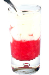 Fromage blanc et fruits rouges