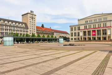 Die Oper in Leipzig am Augustusplatz