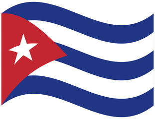 Flagge Republik Kuba