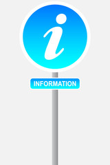 info sign for traffic