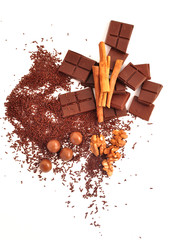 chocolate and cinnamon