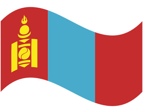 Flagge Mongolei