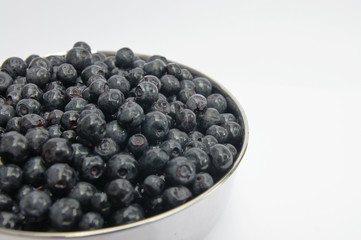 Bowl of blueberries