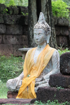 buddha image, Ku Ban Khwao, Mahasarakam
