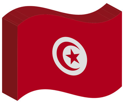 Flagge Tunesische Republik, Stein