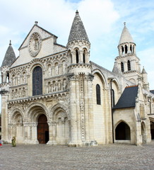 Fototapeta na wymiar kościół, Notre-Dame-la-Grande, Poitiers