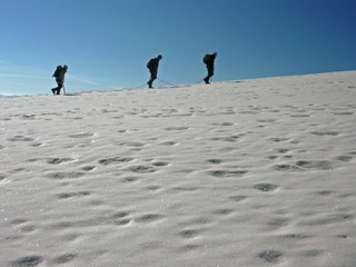 Fototapeta na wymiar Glacier piesze wycieczki