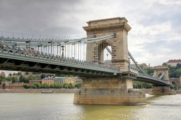 le pont aux chaines à budapest