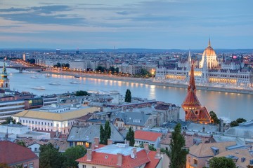 Obraz premium budapest w nocy
