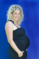 Lustige Schwangere Frau