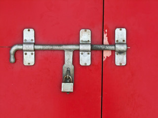 Door,Red, Lock,Master key