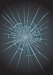 Obraz premium Broken glass