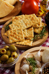 Salty crackers