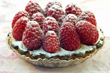 Raspberry tart