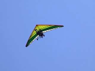 Naklejka na ściany i meble Paragliding