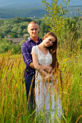 Couple on nature