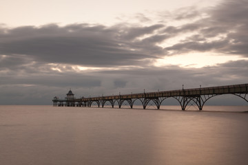 Obraz premium Famous Victorian Pier in Clevedon