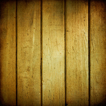 Yellow Wood Planks Texture Weathered.