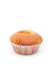banana cup cake on White Background