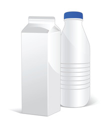 bouteille de lait  plastique 