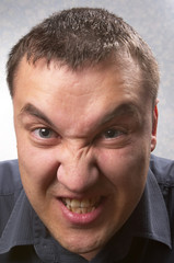 Angry man