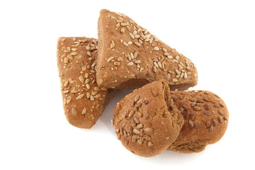 Healthy bread with cereals