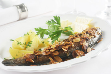 Trout with Roasted Almonds