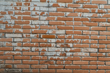Old Wall from a red brick as a Background