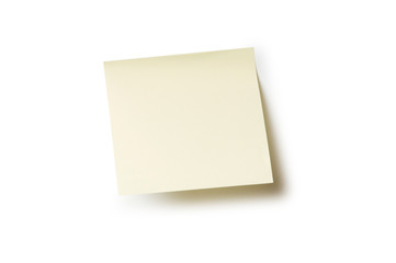 Reminder notes isolated on the white background